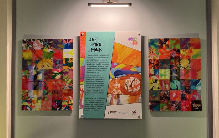 Make a Mark Initial Poster